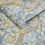 House of Hackney Golden Lily Wallpaper in Moonstone House of Hackney Golden Lily wallpaper in Moonstone, blooms and foliage in moonstone