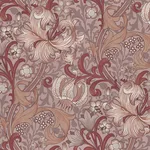 House of Hackney Golden Lily Wallpaper in Tourmaline House of Hackney Golden Lily wallpaper in Tourmaline, blooms and foliage in tourmaline