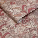 House of Hackney Golden Lily Wallpaper in Tourmaline House of Hackney Golden Lily wallpaper in Tourmaline, blooms and foliage in tourmaline