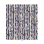 House of Hackney Hackney Empire wallpaper in Midnight Stripe, animal markings and stripes in midnight stripe