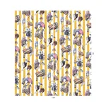 House of Hackney Hackney Empire wallpaper in Ochre Stripe, animal markings and stripes in ochre