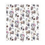House of Hackney Hackney Empire wallpaper in White, foliage and animal markings in white