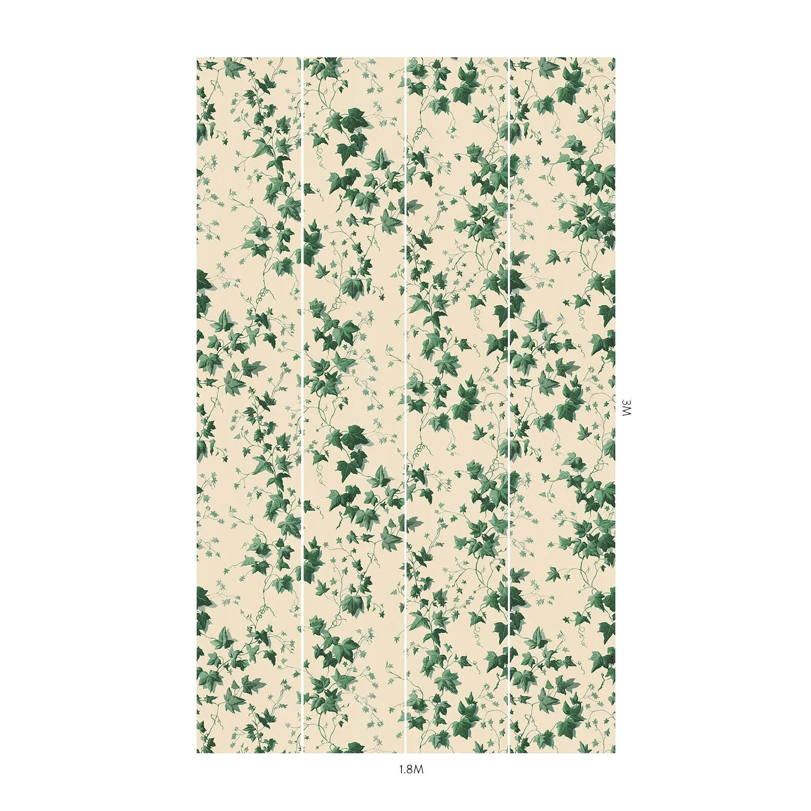 House of Hackney Hedera Wallpaper in Viridian House of Hackney Hedera wallpaper in Viridian, foliage and scenic vignettes in viridian