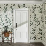 House of Hackney Hedera Wallpaper in Viridian House of Hackney Hedera wallpaper in Viridian, foliage and scenic vignettes in viridian