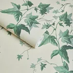 House of Hackney Hedera Wallpaper in Viridian House of Hackney Hedera wallpaper in Viridian, foliage and scenic vignettes in viridian