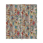 House of Hackney Hollyhocks Wallpaper in Autumn House of Hackney Hollyhocks wallpaper in Autumn, blooms and foliage in autumn