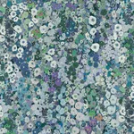 House of Hackney Hollyhocks Wallpaper in Dew House of Hackney Hollyhocks wallpaper in Dew, blooms and foliage in dew