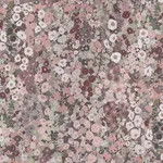 House of Hackney Hollyhocks wallpaper in Earth, blooms and foliage in earth