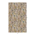House of Hackney Hollyhocks wallpaper in Flax, blooms and foliage in flax