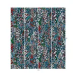 House of Hackney Hollyhocks Wallpaper in Winter House of Hackney Hollyhocks wallpaper in Winter, blooms and foliage in winter