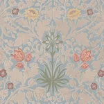 House of Hackney Hyacinth Novellus Wallpaper in Byzantine Blue House of Hackney Hyacinth Novellus wallpaper in Byzantine Blue, blooms and foliage in blue