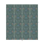 House of Hackney Hyacinth Novellus wallpaper in Euphorbia, foliage in euphorbia