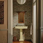 House of Hackney Hyacinth Novellus Wallpaper in Phlox House of Hackney Hyacinth Novellus wallpaper in Phlox, blooms and foliage in phlox