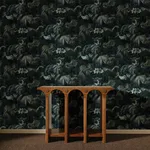 House of Hackney Limerence Wallpaper in Ink House of Hackney Limerence wallpaper in Ink, foliage and trees in ink