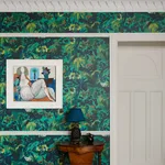 House of Hackney Limerence Wallpaper in Malachite House of Hackney Limerence wallpaper in Malachite, foliage and scenic vignettes in malachite