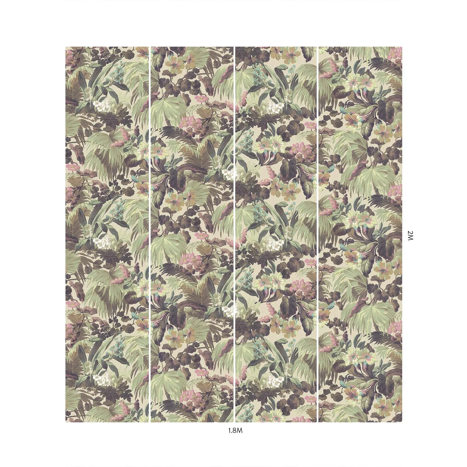 House of Hackney Limerence Wallpaper in Papyrus House of Hackney Limerence wallpaper in Papyrus, foliage and scenic vignettes in papyrus