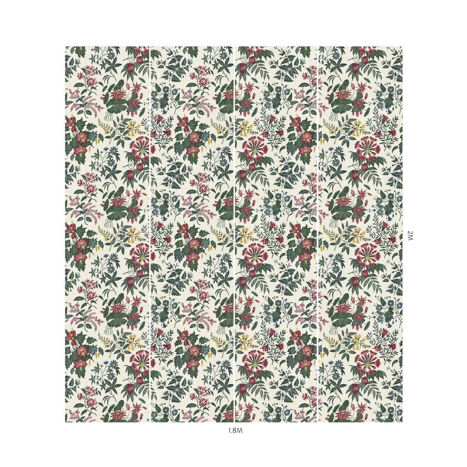 House of Hackney Loddiges Wallpaper in Achillea House of Hackney Loddiges wallpaper in Achillea, the Loddiges design in achillea