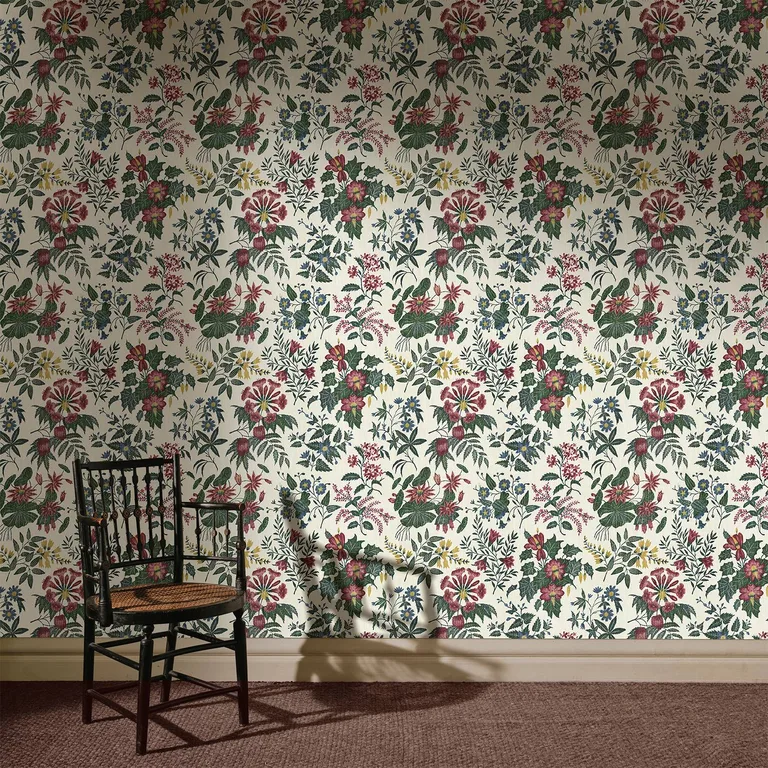 House of Hackney Loddiges wallpaper in Achillea, the Loddiges design in achillea