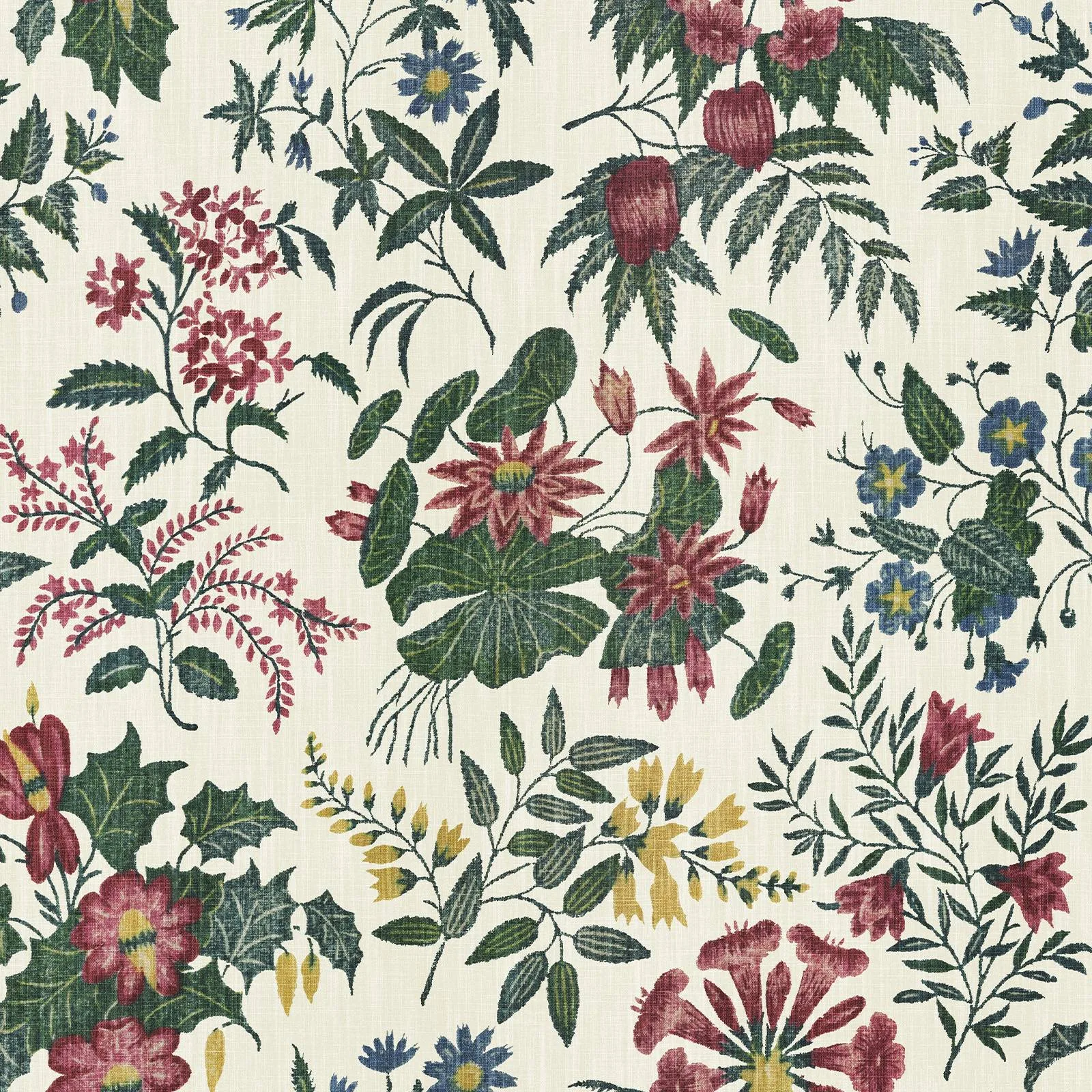 House of Hackney Loddiges wallpaper in Achillea, the Loddiges design in achillea