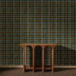 House of Hackney London Fields Check Wallpaper in Cerulean House of Hackney London Fields Check wallpaper in Cerulean, the London Fields Check design in cerulean