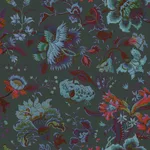 House of Hackney Majorelle wallpaper in Petrol, blooms and foliage in petrol