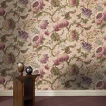 House of Hackney Meliora wallpaper in Tourmaline, blooms and foliage in tourmaline