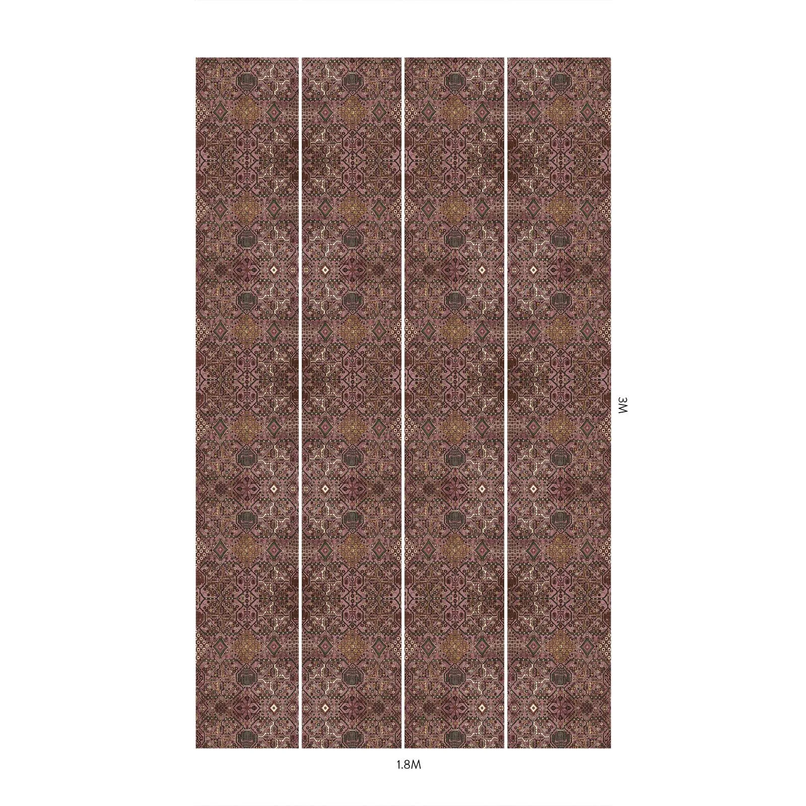 House of Hackney Mey Meh Wallpaper in Blush House of Hackney Mey Meh wallpaper in Blush, geometric forms in blush