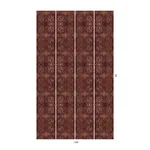House of Hackney Mey Meh wallpaper in Sienna, geometric forms in sienna
