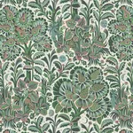 House of Hackney Moon Garden Magna wallpaper in Tourmaline, foliage and trees in tourmaline