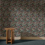 House of Hackney Navarino Wallpaper in Carnelian House of Hackney Navarino wallpaper in Carnelian, the Navarino design in carnelian