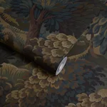 House of Hackney Nemor Wallpaper in Bronze House of Hackney Nemor wallpaper in Bronze, foliage and trees in bronze