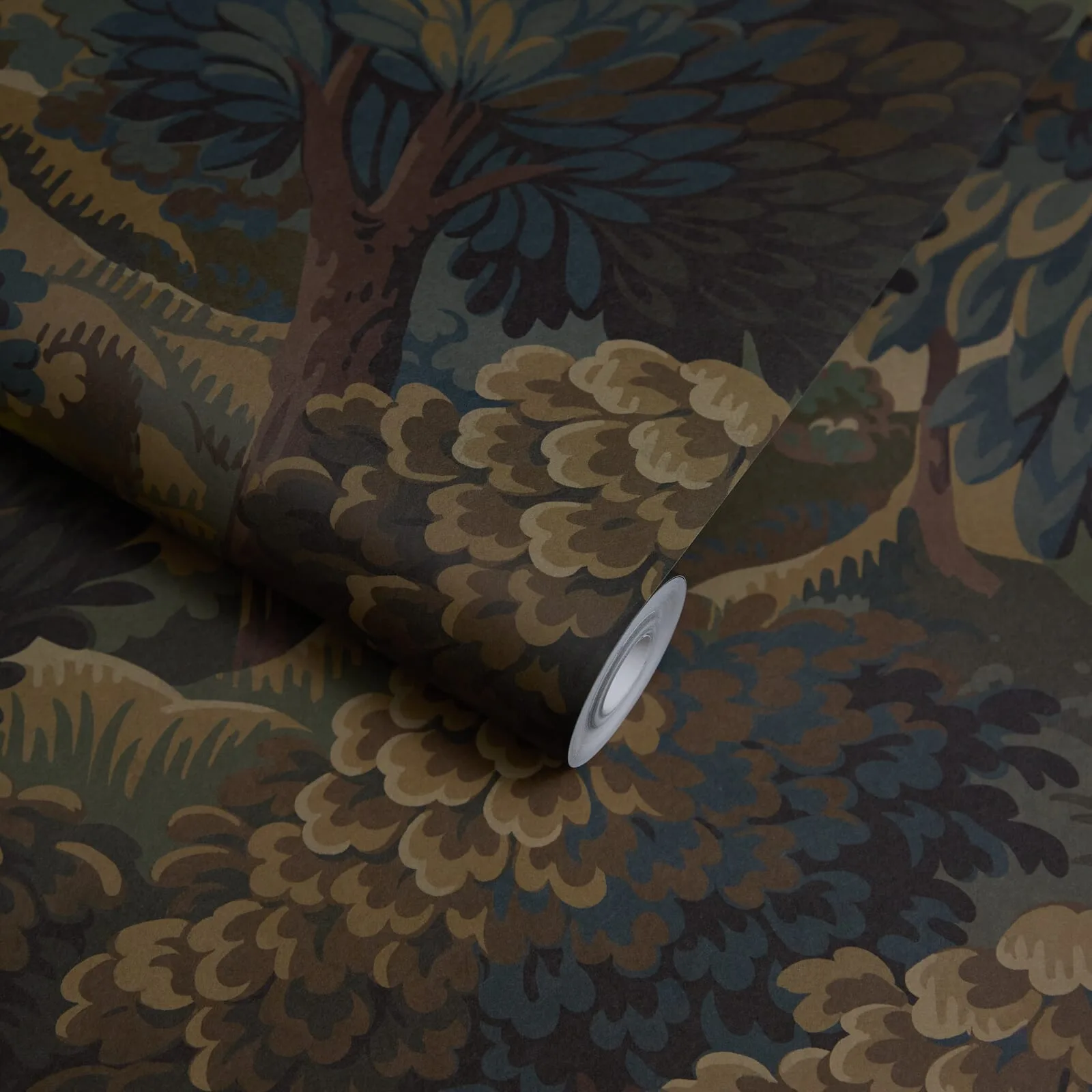 House of Hackney Nemor Wallpaper in Bronze House of Hackney Nemor wallpaper in Bronze, foliage and trees in bronze