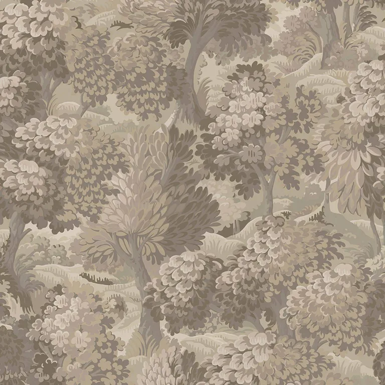 House of Hackney Nemor wallpaper in Clay, foliage and trees in clay
