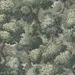 House of Hackney Nemor Wallpaper in Verde House of Hackney Nemor wallpaper in Verde, foliage and trees in verde