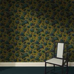 House of Hackney Opia Wallpaper in Bronze House of Hackney Opia wallpaper in Bronze, blooms and foliage in bronze