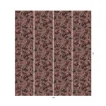 House of Hackney Opia wallpaper in Old Rose, blooms and foliage in rose