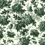House of Hackney Opia wallpaper in Opaline, blooms and foliage in opaline