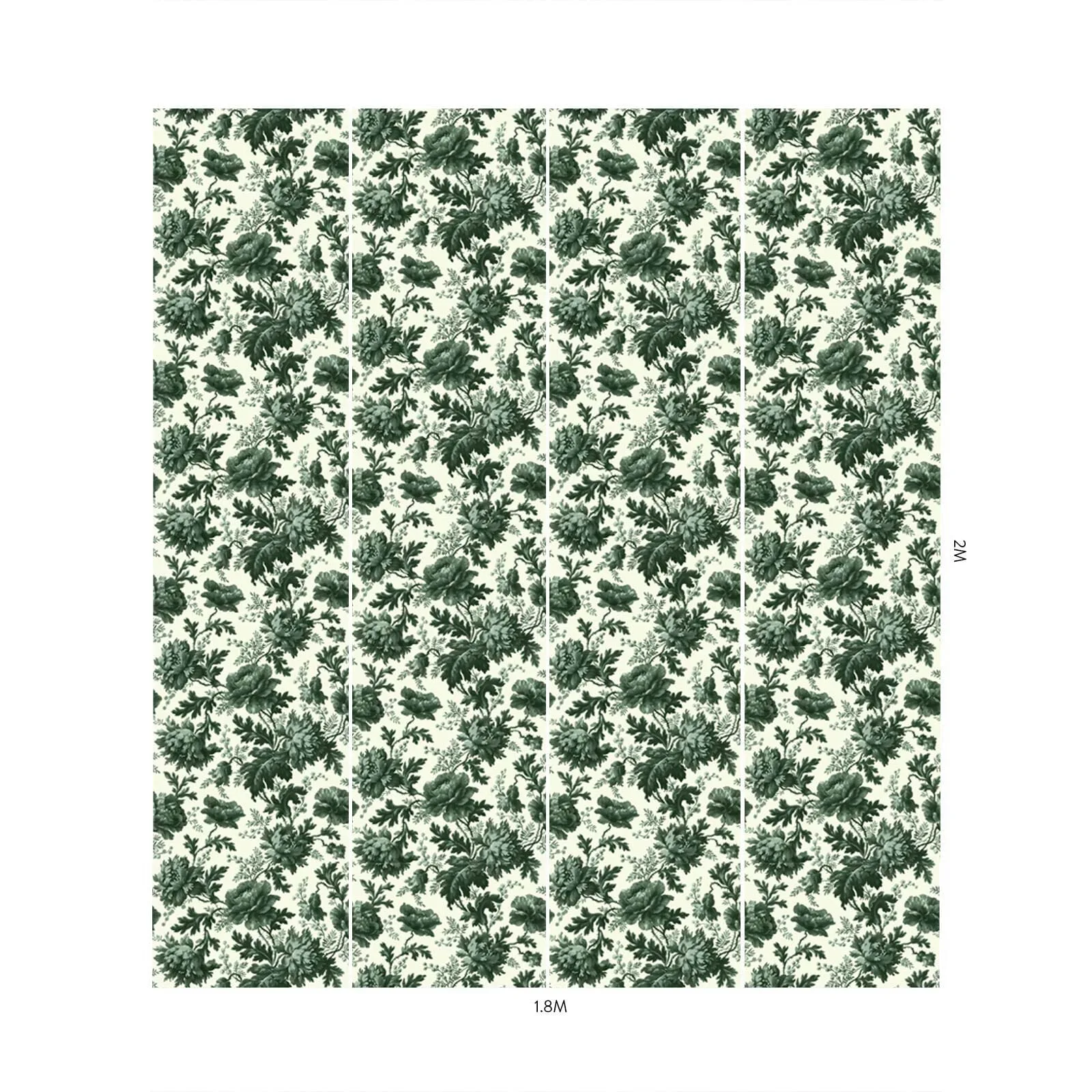 House of Hackney Opia wallpaper in Opaline, blooms and foliage in opaline