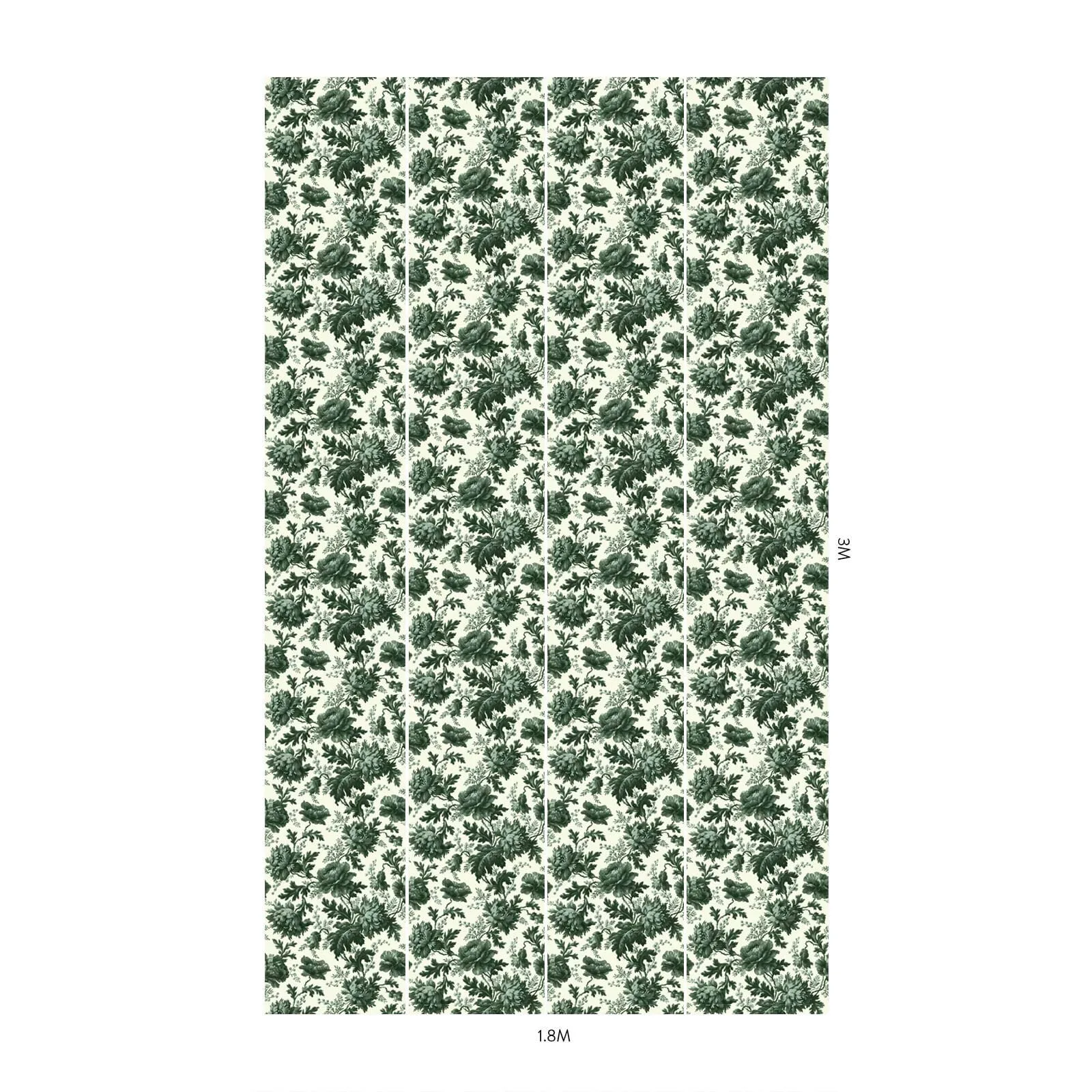 House of Hackney Opia wallpaper in Opaline, blooms and foliage in opaline