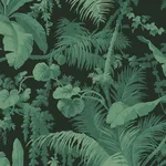 House of Hackney Pampas Wallpaper in Noir House of Hackney Pampas wallpaper in Noir, foliage in noir
