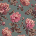 House of Hackney Peoneden Wallpaper in Chinois Green House of Hackney Peoneden wallpaper in Chinois Green, blooms and foliage in green