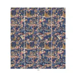 House of Hackney Phantasia wallpaper in Sapphire, blooms and animal markings in sapphire