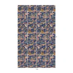 House of Hackney Phantasia wallpaper in Sapphire, blooms and animal markings in sapphire