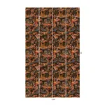 House of Hackney Phantasia wallpaper in Selenite Orange, blooms and animal markings in selenite orange
