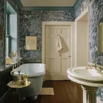 House of Hackney Plantasia Wallpaper in Indigo House of Hackney Plantasia wallpaper in Indigo, foliage and trees in indigo