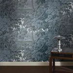 House of Hackney Plantasia Wallpaper in Indigo House of Hackney Plantasia wallpaper in Indigo, foliage and trees in indigo