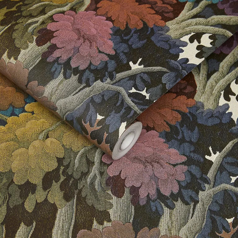 House of Hackney Plantasia wallpaper in Prism, foliage and geometric forms in prism