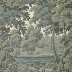 House of Hackney Plantasia Wallpaper in Sage House of Hackney Plantasia wallpaper in Sage, foliage and trees in sage