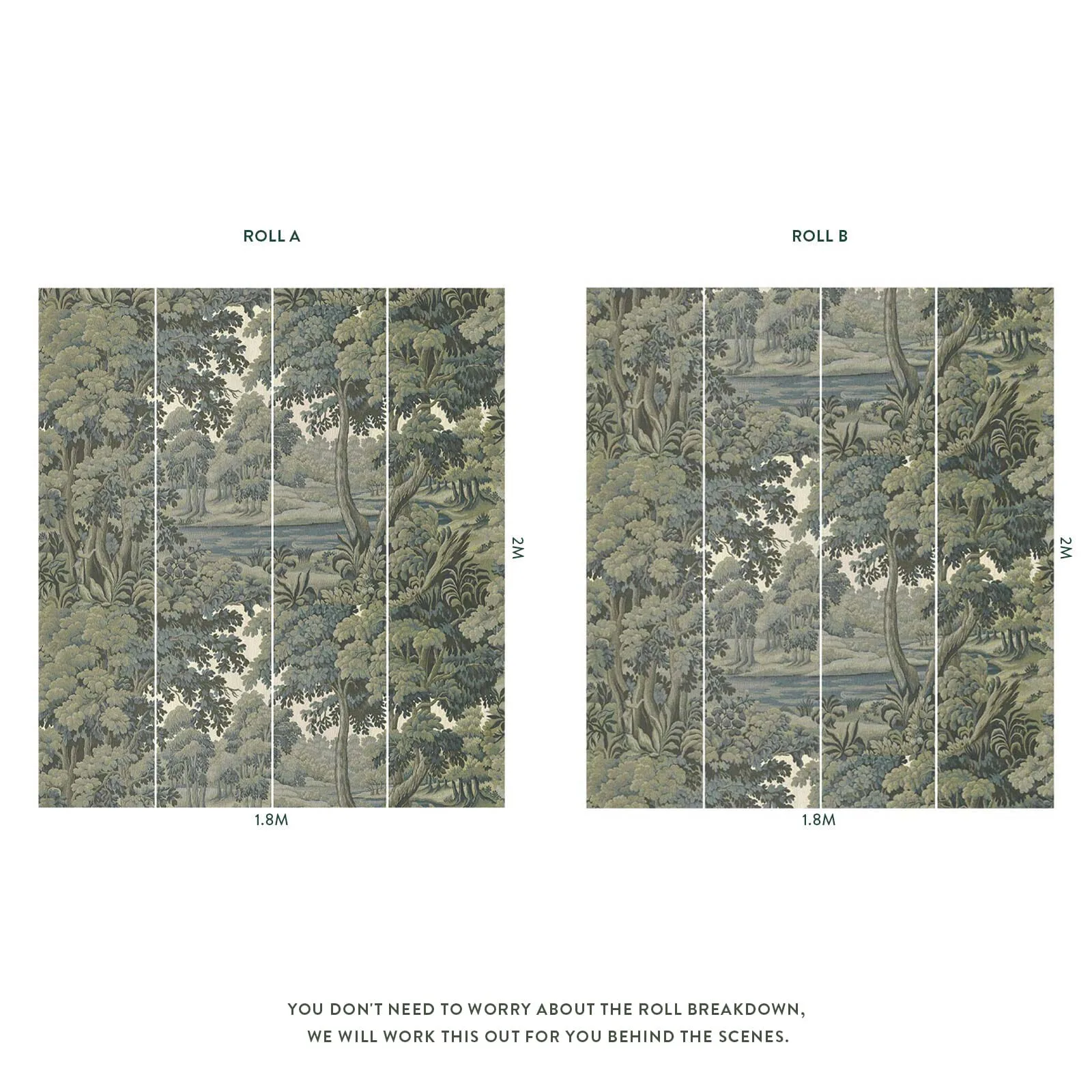 House of Hackney Plantasia Wallpaper in Sage House of Hackney Plantasia wallpaper in Sage, foliage and trees in sage