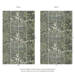 House of Hackney Plantasia Wallpaper in Sage House of Hackney Plantasia wallpaper in Sage, foliage and trees in sage